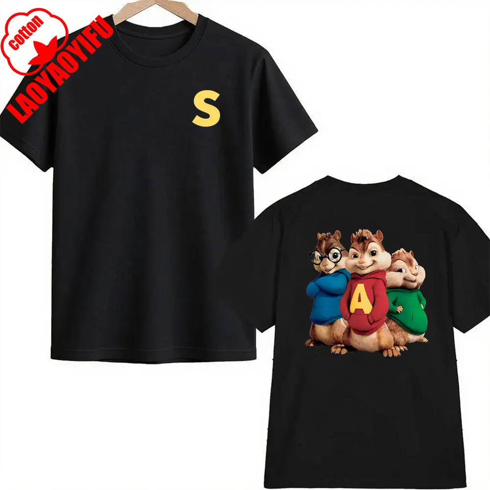 Alvin and the Chipmunks Double-Sided Cotton Tee