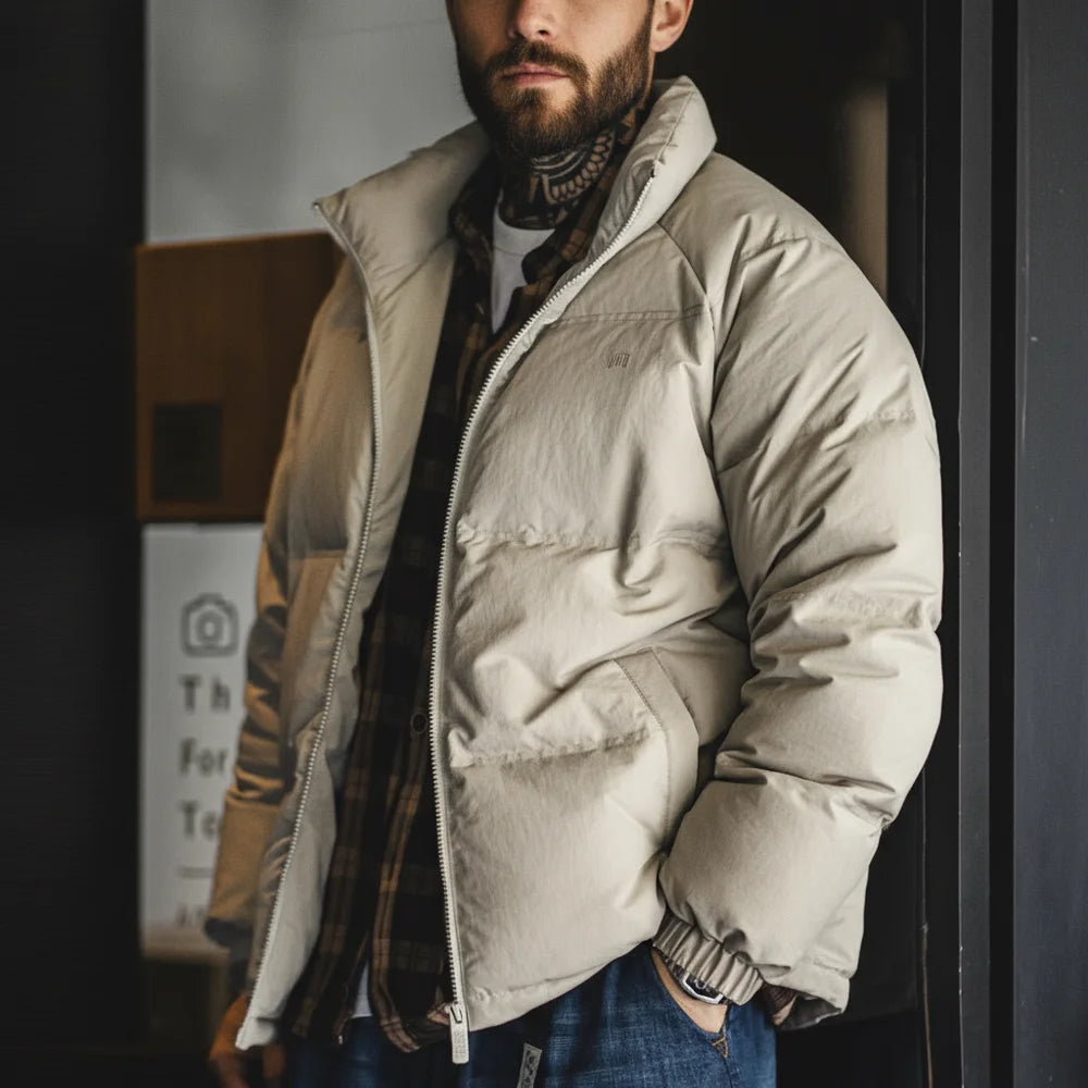 Men's Premium White Duck Down Winter Jacket