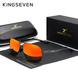 KINGSEVEN Brand Classic Male Sunglasses Men Fashion Polarized UV400 Retro Glasses Outdoor Driving Causal High Quality Eyewear