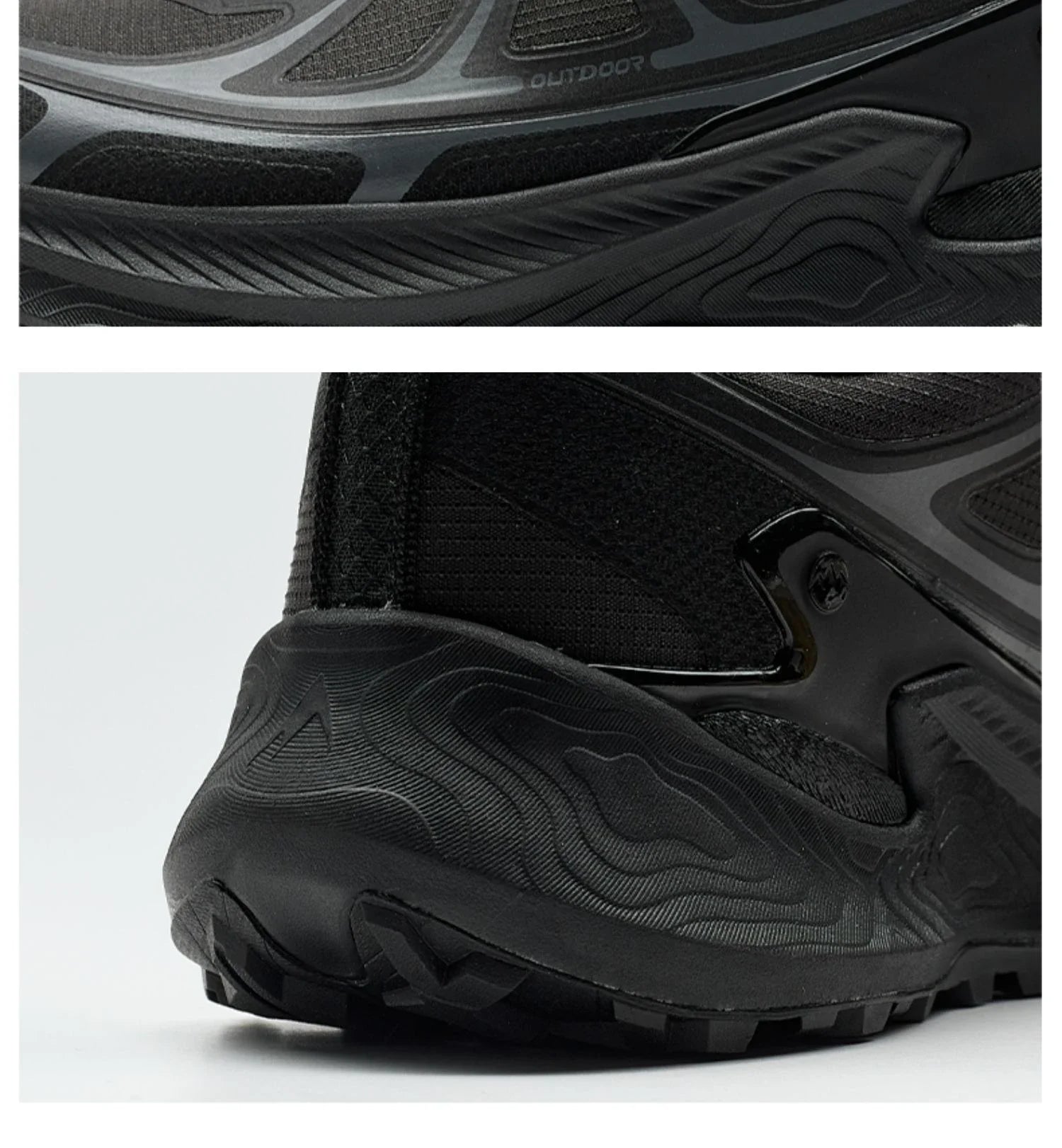 Xtep Men's Hiking Shoes 2025 Summer Anti-slip Wear-resistant Wrapping Shock-absorbing Lightweight Outdoor Sneakers 875319170005