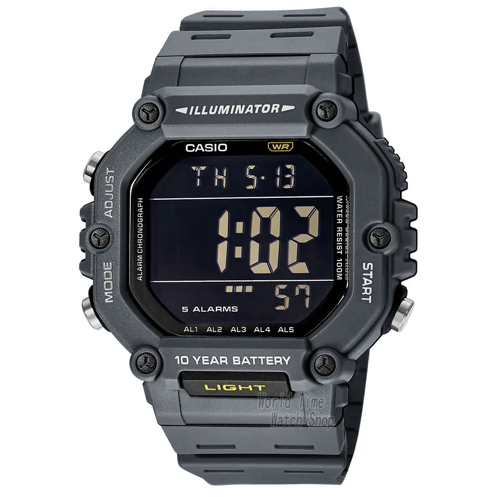 Casio Men’s Sport Digital Watch | 100M Water Resistant & Multi-Time Zone | AE-1600H-1A