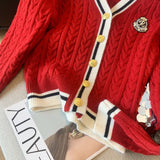 Women's V-Neck Knit Sweater