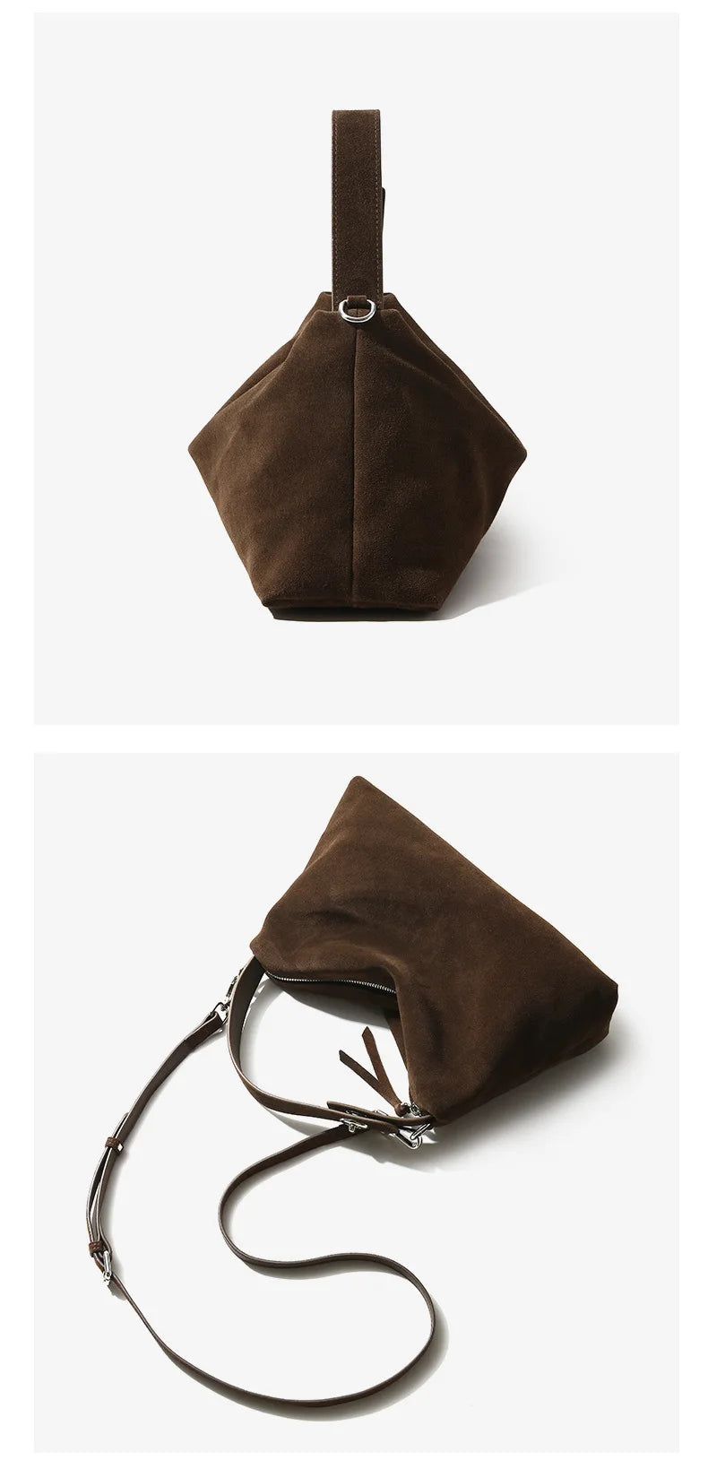 Luxury Suede Boston Tote