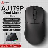 Ajazz AJ179 Apex PAW3950 Wireless Gaming Mouse with RGB Charging Dock, Computer Macro Mouse Gamer,Lightweight Ergonomic PC Mice