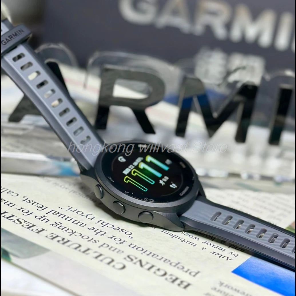 Garmin Forerunner 165 Smartwatch Built-in GPS 43mm 1.2" AMOLED Display 11 days Battery Life Heart Rate Monitor Fitness Tracker