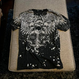 Y2K Gothic Skull Oversized Graphic Tee