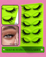 Optional 5Pairs 20Pairs Russian Strip Lashes 3D Mink Lashes Natural Dramatic Style Household Salon Eyelash Supply