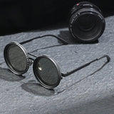 Unisex Retro Polarized Sunglasses – ND9 Rotating Filter