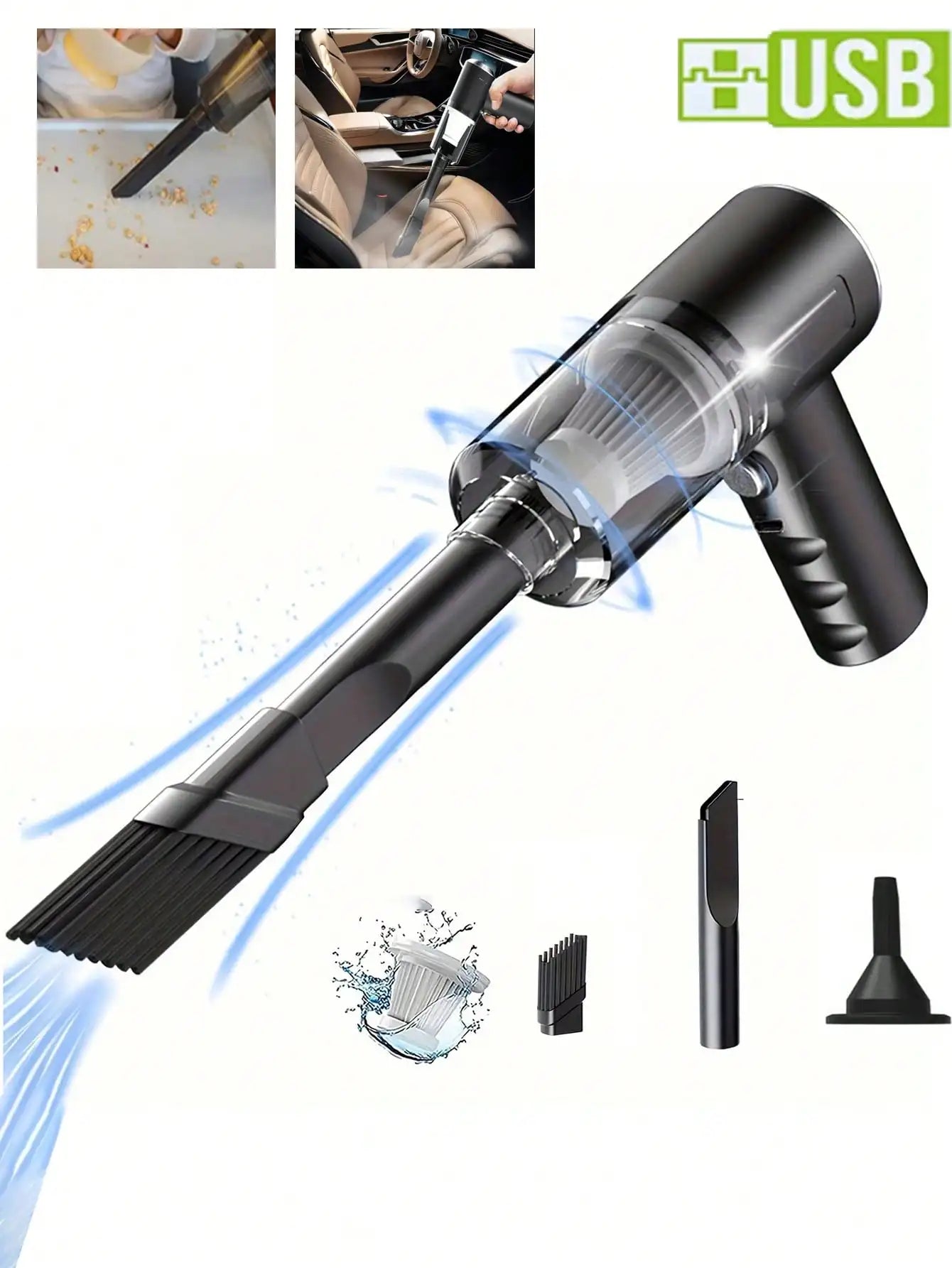 Cordless Handheld Vacuum | Car, Home & Pet Hair