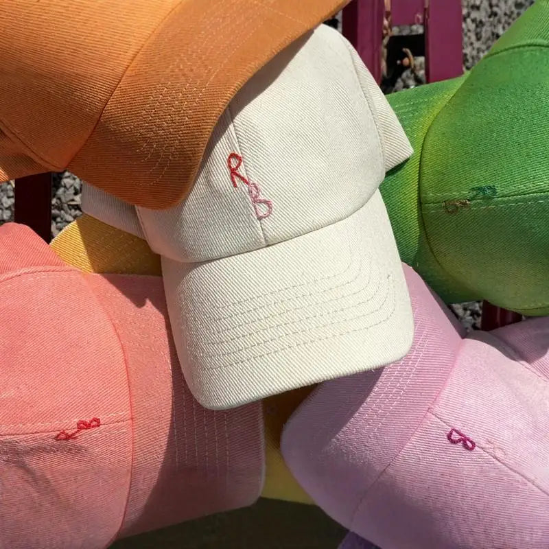 Monogram Cotton Baseball Cap – Hand-Embroidered Dad Hat