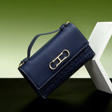Letter Print Crossbody Satchel