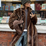 Women's Luxury Faux Fur Long Coat