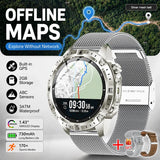 GUHUAVMI TANK Y102 – Military GPS Smart Watch for Men
