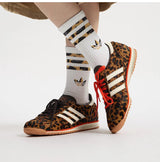 Adidas genuine clover women's leopard print durable and fashionable sports shoes JI0189