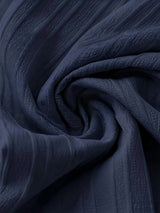 Women's Navy Wide-Leg Bow-Tie Pants