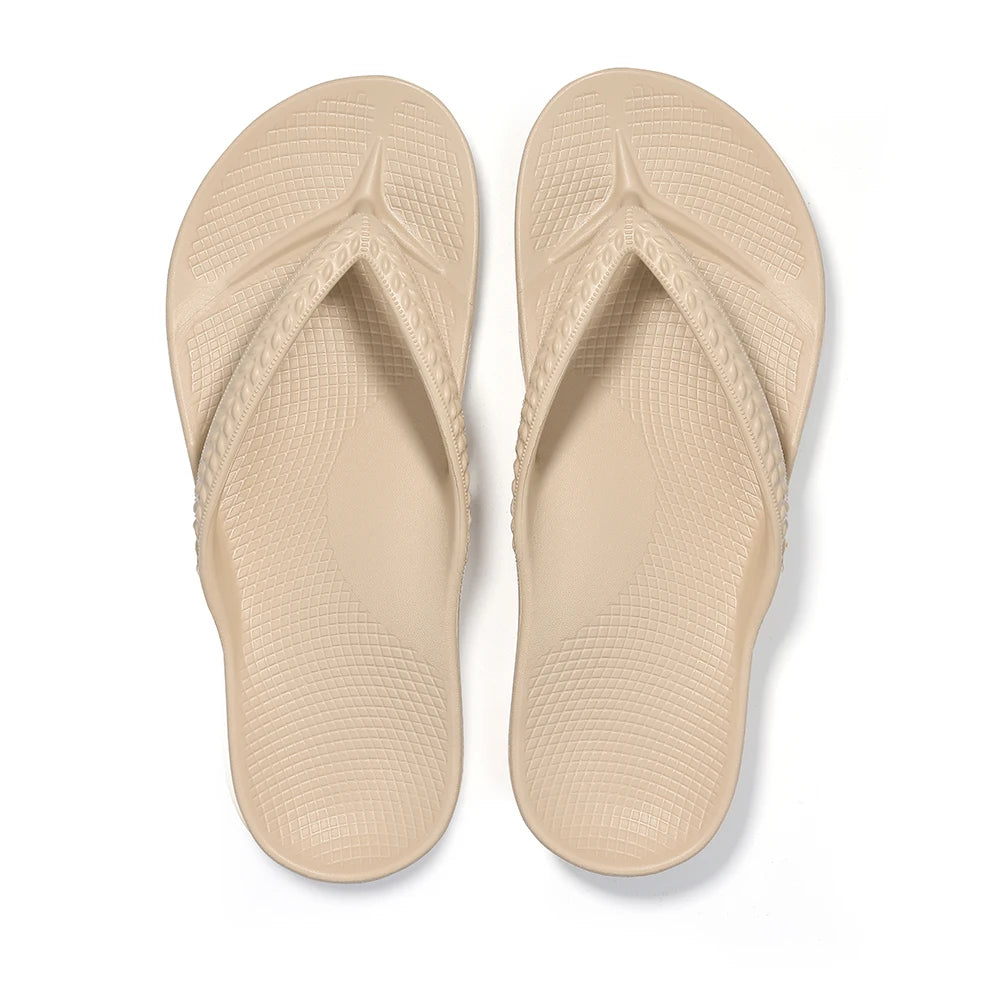 Crestar Women's Orthopedic Flip Flops Summer New EVA Sandals For Plantar Fasciitis Relief Comfort Unisex Non-slip Beach Slippers