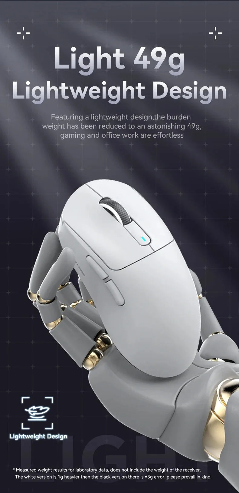 ATTACK SHARK X3/X3Pro Wireless Gaming Mouse PAW3395 26K DPI Tri-Mode Bluetooth Wired Ultra Lightweight High Quality Mouse