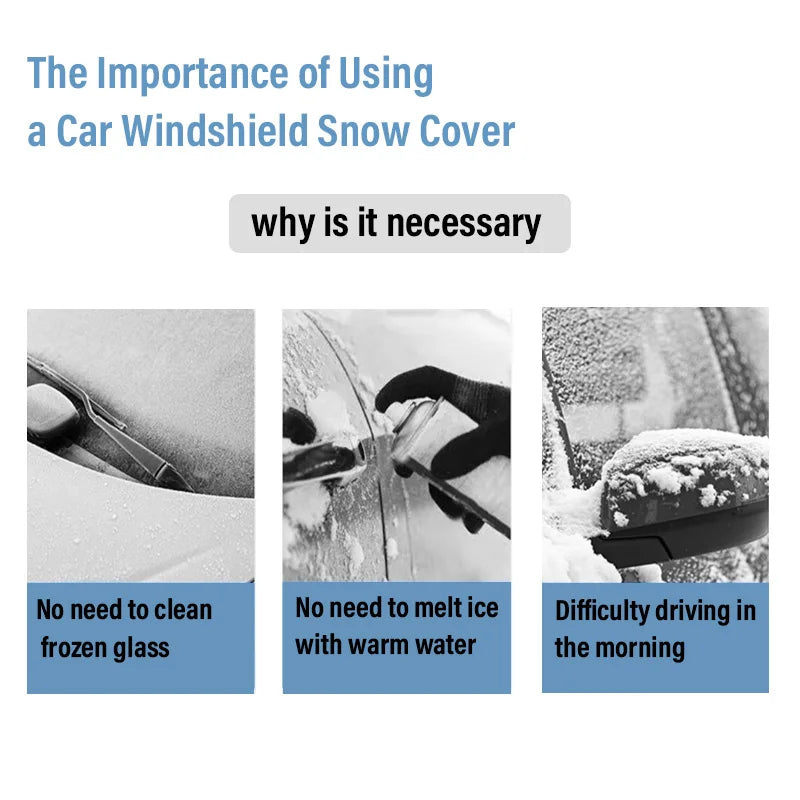 All-Season Car Windshield Cover – UV & Snow Protection