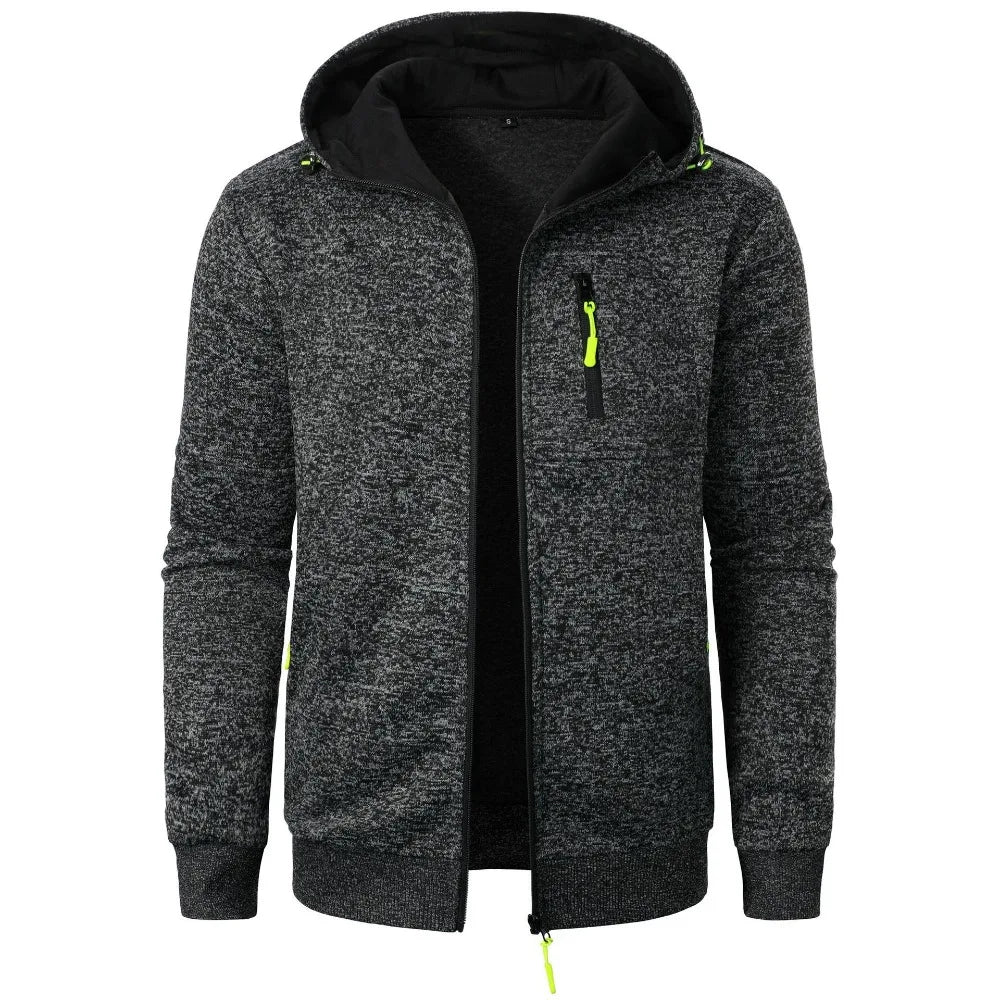 Men’s Athletic Hooded Cardigan