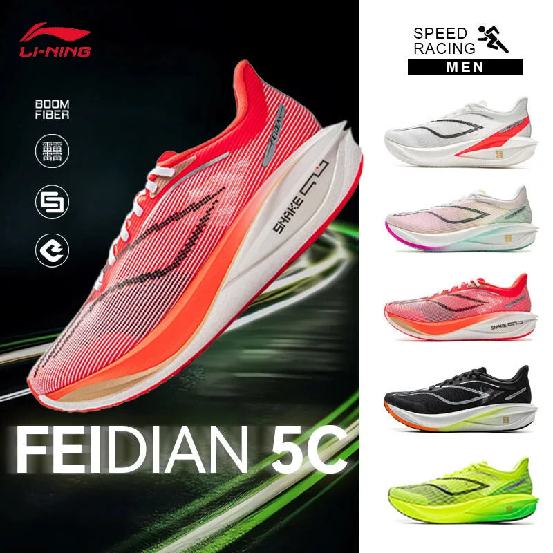 LI-NING FEIDIAN 5 CHALLENGER Men's Running Shoes Professional Sports Marathon Running Shoes ARMV001