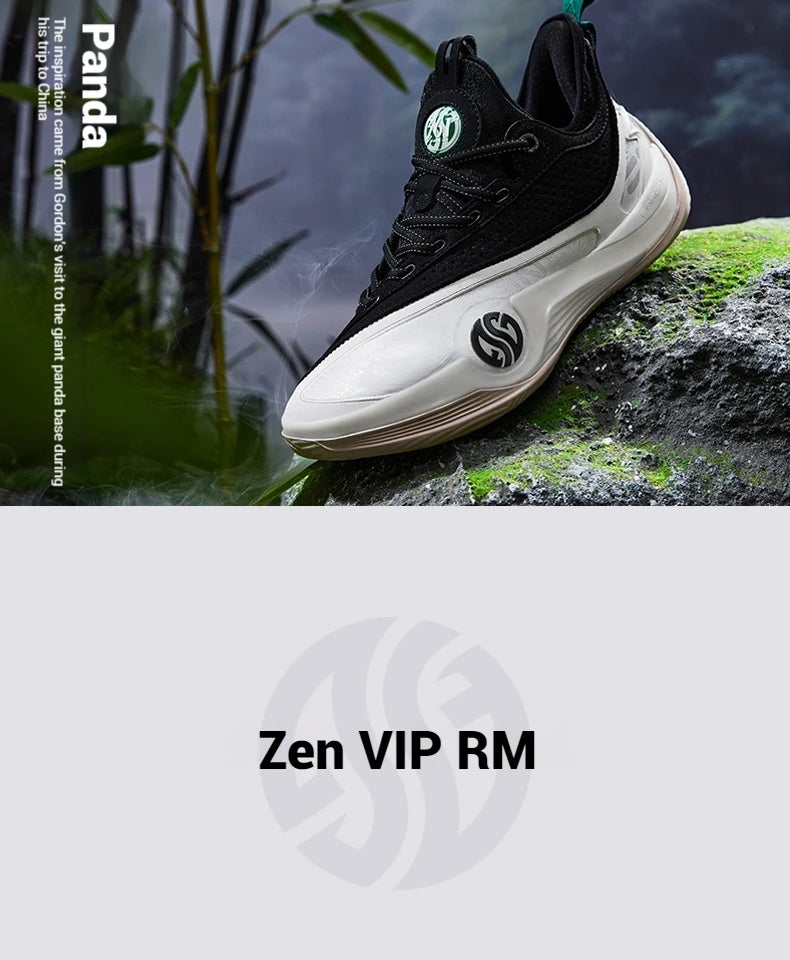 361 Degrees ZEN VI PRM Men's Basketball Sports Shoes Middle-Top Combat Wear-Resistant Non-Slip Support Sneakers Male 672431102