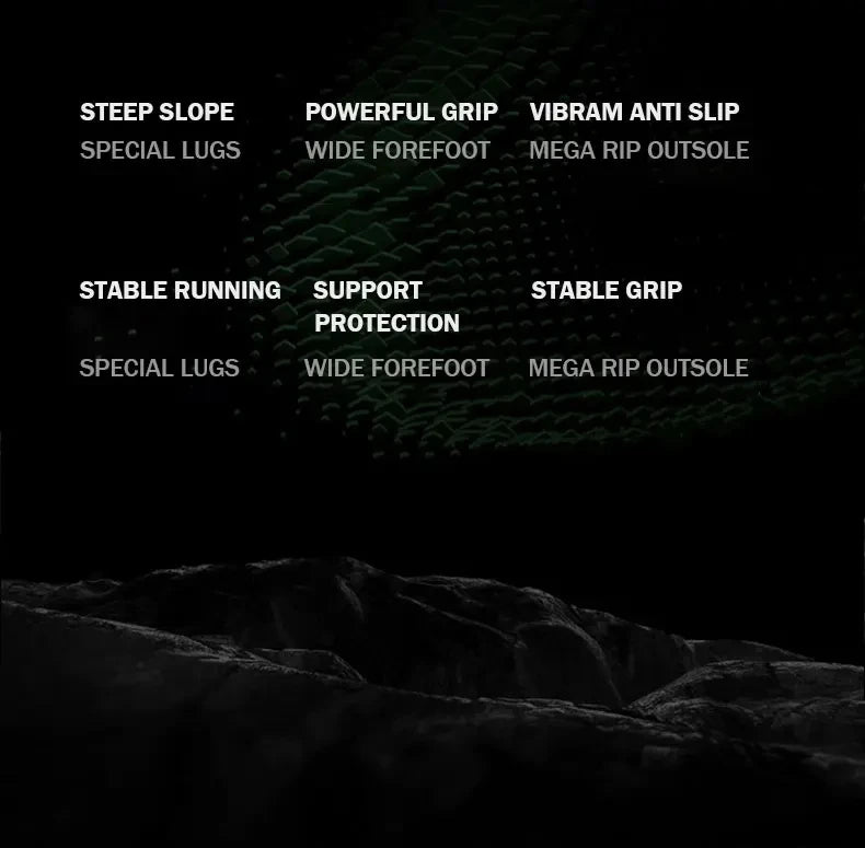 KAILAS FUGA DU Trail Running Shoes Men's Sandproof Powerful Grip Anti-slip Outdoor Breathable Sneakers Athletic Shoes KS2413111