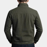 Men's Casual Tooling Jacket — Loose Fit Cardigan Sports Outerwear
