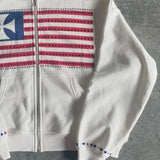 Two-Tone Y2K Minimalist Hooded Sweatshirt