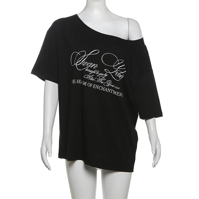 Casual Relaxed Graphic Tee | Chic Summer Streetwear