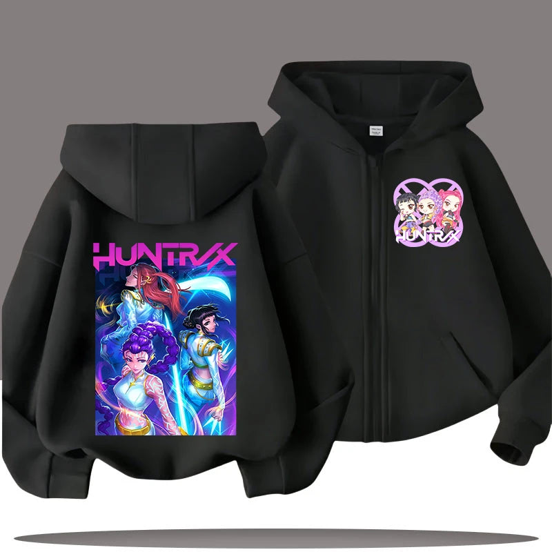 Demon Hunters Kids' Hooded Zip Jacket