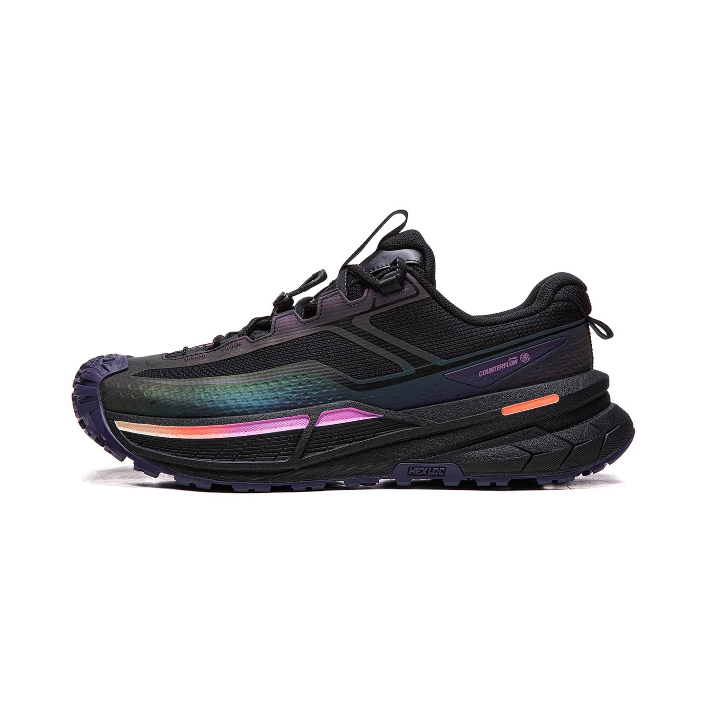 Li-Ning Unisex AXC RUSH 2 Outdoor Hiking Shoes BOOM Cushion Lightweight Springy Stable LiNing Anti-slip Sneakers AHTW003
