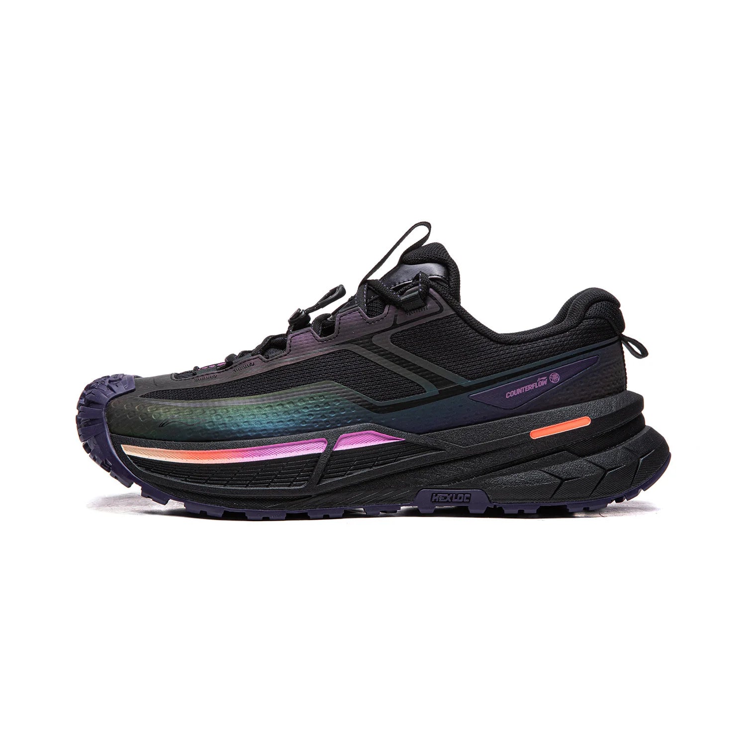 Li-Ning Unisex AXC RUSH 2 Outdoor Hiking Shoes BOOM Cushion Lightweight Springy Stable LiNing Anti-slip Sneakers AHTW003