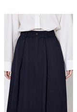 Toyouth Women's Cotton A-Line Midi Skirt | S–XL