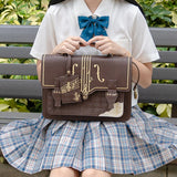 JIAERDI Harajuku Kawaii Handbag Women Harajuku Lolita Briefcase Backpack Jk Student Bag Japanese Shoulder Messenger Bags Y2k
