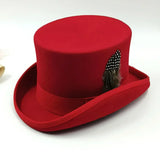 Men's Classic Wool Top Hat | Gentleman Magician Style