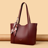 Genuine Brand Women Tote Bag High Quality Soft Leather Large Ladies Shoulder Crossbody Bag Luxury Female Shopping Handbag A Main