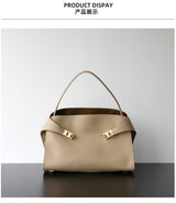 Niche Light Luxury High-end Leather Large-capacity First-layer Cowhide Women's Handbag Tote Bag Commuter Leisure Versatile