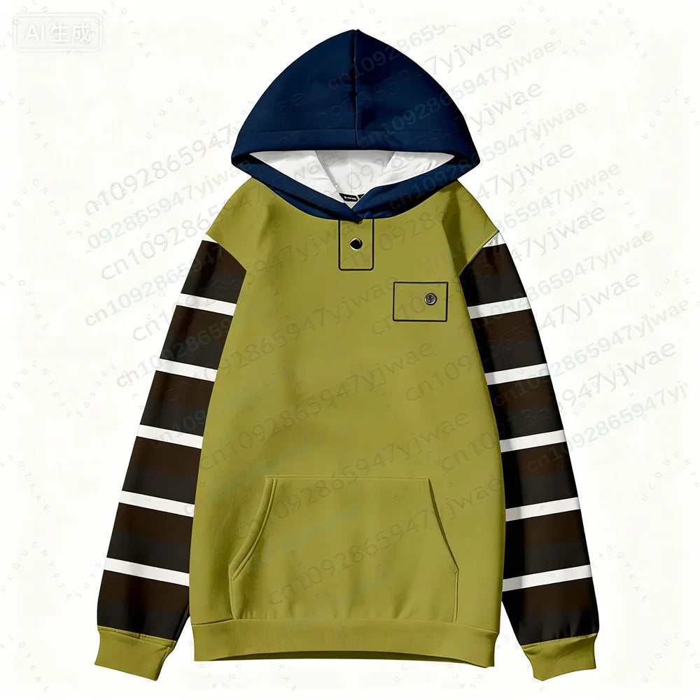 Ticci Toby Creepypasta Cosplay Pullover Hoodie Halloween Costume 3D Animation Sweatshirt Autumn/Winter Men's Women's Hoodies