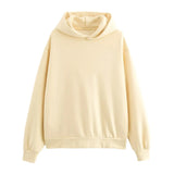 2025 Autumn/Winter new  women's multi-color selection classic simple all-in-one hooded loose long-sleeved hoodie sweatpants