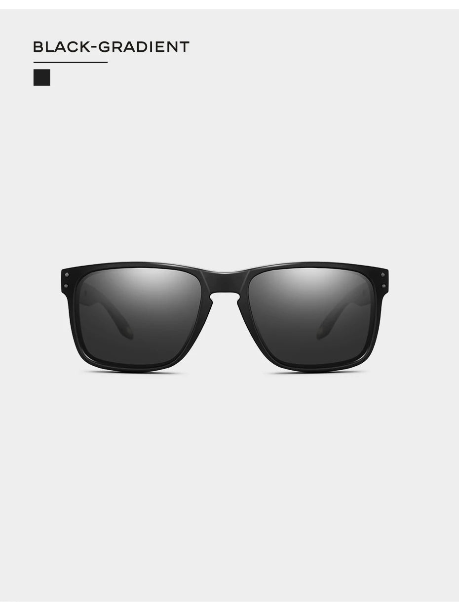 CAPONI Men's Polarized Photochromic Square Sunglasses