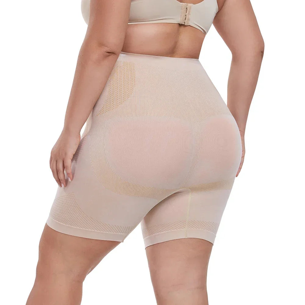 High-Waist Tummy Control Shaping Shorts