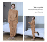 Women's Coral Velvet Winter Pajama Set