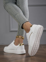 Baasploa Women’s Leather Platform Sneakers