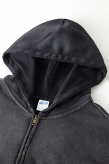 Men’s Oversized Tie-Dye Fleece Zip-Up Hoodie