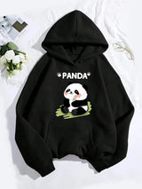 Cute Cartoon Panda Hoodie – Cozy Autumn/Winter Casual Sweatshirt