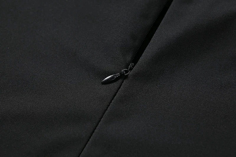 Long Sleeve Slim Fit Ski-Style Jumpsuit - Athletic Streetwear