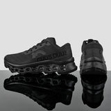 Casual Sneakers Men's Cushion Running Trainers Shock Absorbing Supercritical EVA Sneakers Breathable Fitness Athletic Shoes
