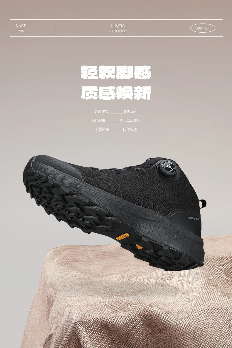 HUMTTO Hiking Shoes Men Winter Outdoor Sports Climbing Shoes hunting  boots Warm outdoors Trekking  Sneakers ankle travel boots