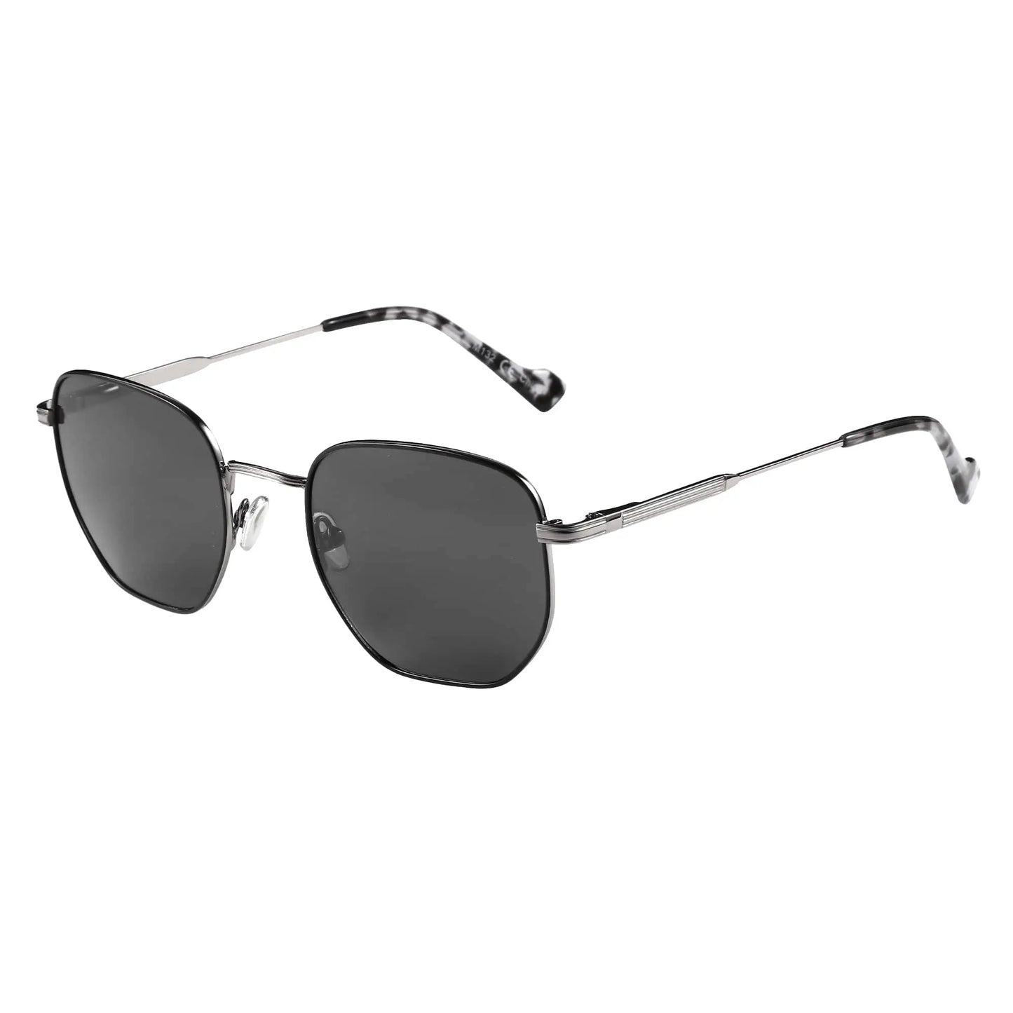 ZENOTTIC Hexagon Polarized Retro Sunglasses for Men Women-Vintage Metal Frame Design UV Protection Trendy Fashion Shades