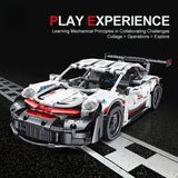 Creative DIY Racing Car Model Building Bricks Kit Advanced MOC Construction Toys for Adults Boys Girls Holiday Gift Idea
